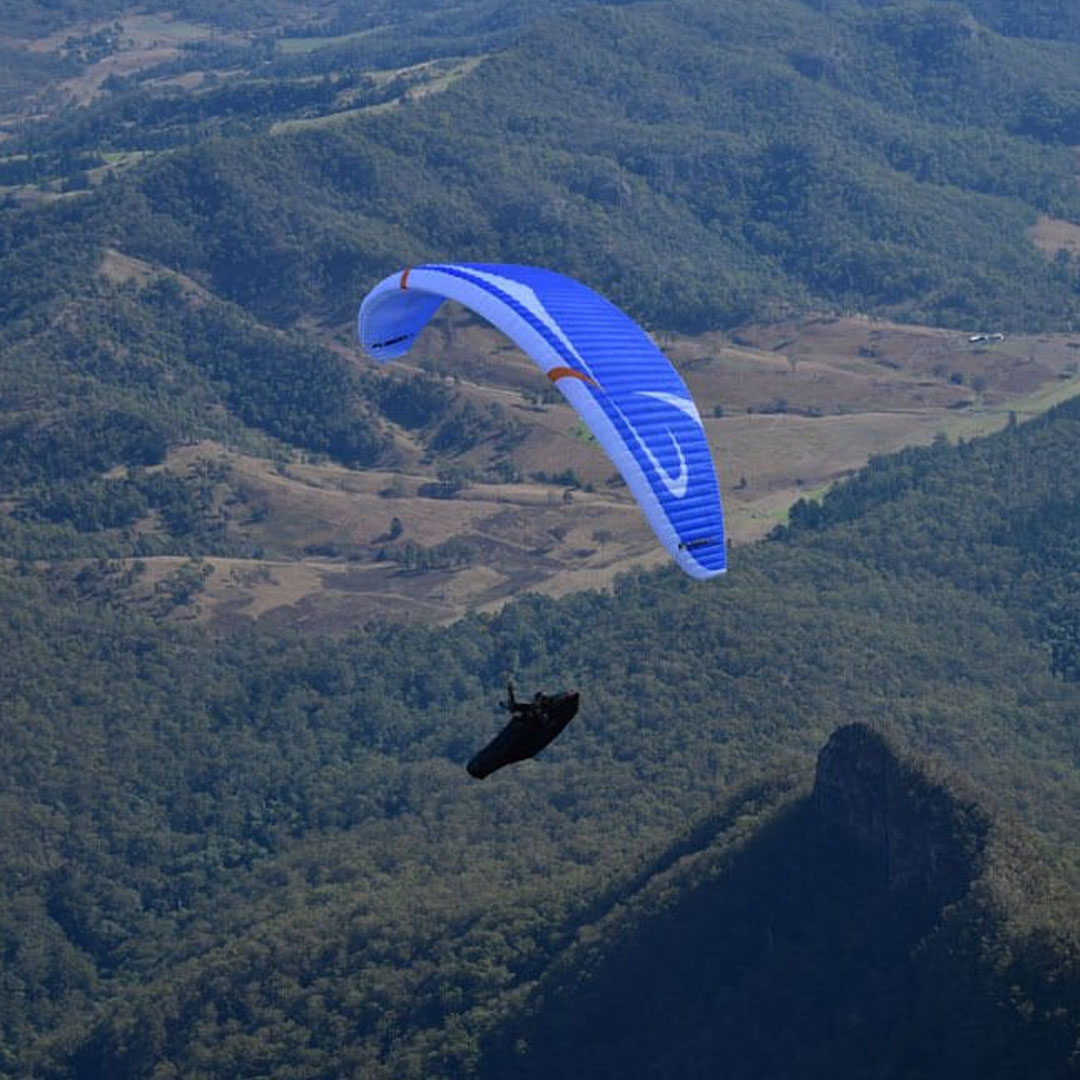 Flow Fusion light ENC Paraglider Blue